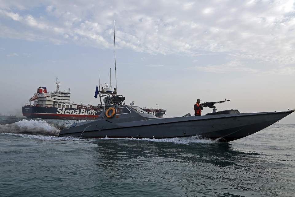  The tanker Stena Impero is now anchored off the Iranian port city of Bandar Abbas