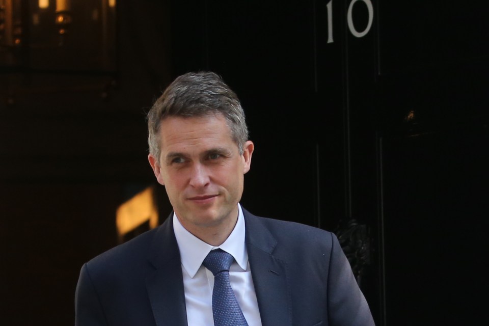  Education Secretary Gavin Williamson took the new Cabinet role in July