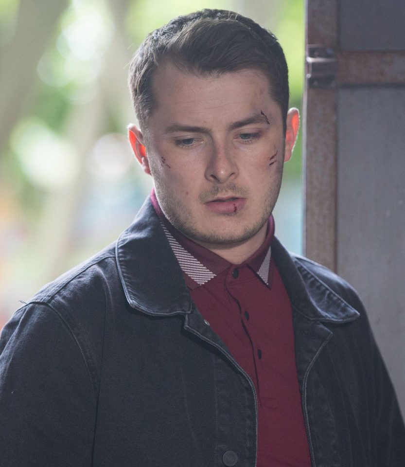  Max plays Phil Mitchell's onscreen son Ben