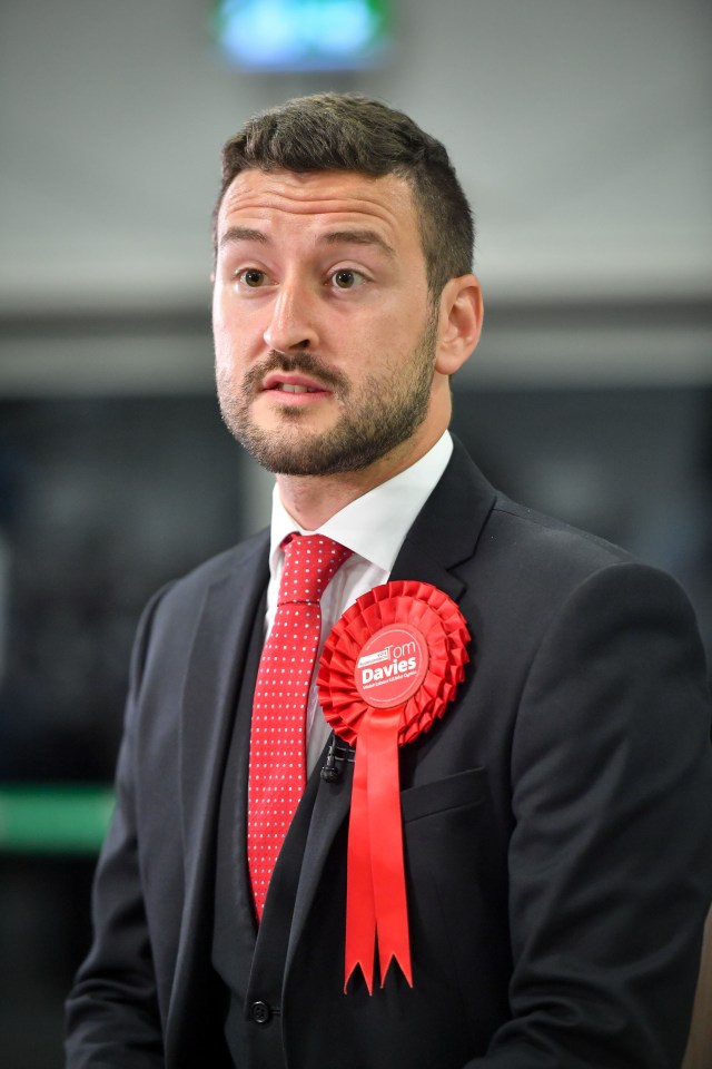 Labour candidate Tom Davies came in a dismal fourth place as voters abandoned Jeremy Corbyn’s party