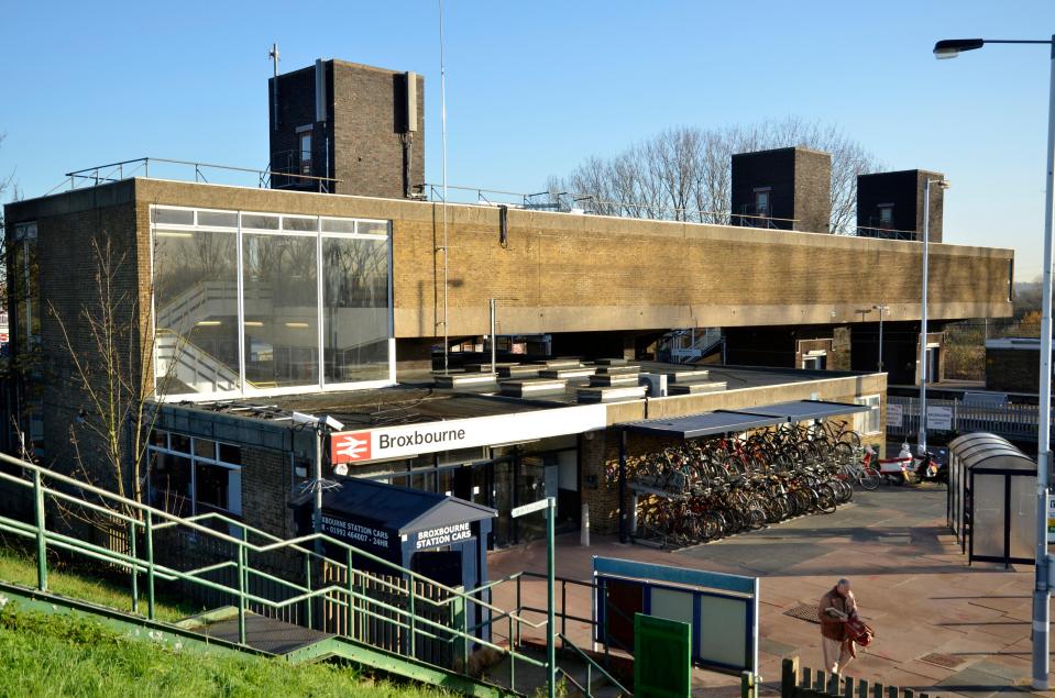  Mary was struck by a train at 10pm at Broxbourne Station in Hertfordshire