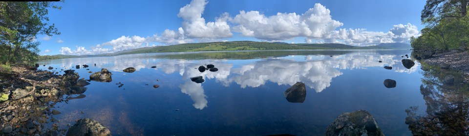  The mirror-calm beauty of Loch Rannoch, Perth and Kinross, taken by David Davidson