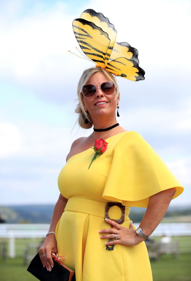  One reveller pushed fashion boundaries with a statement butterfly hat