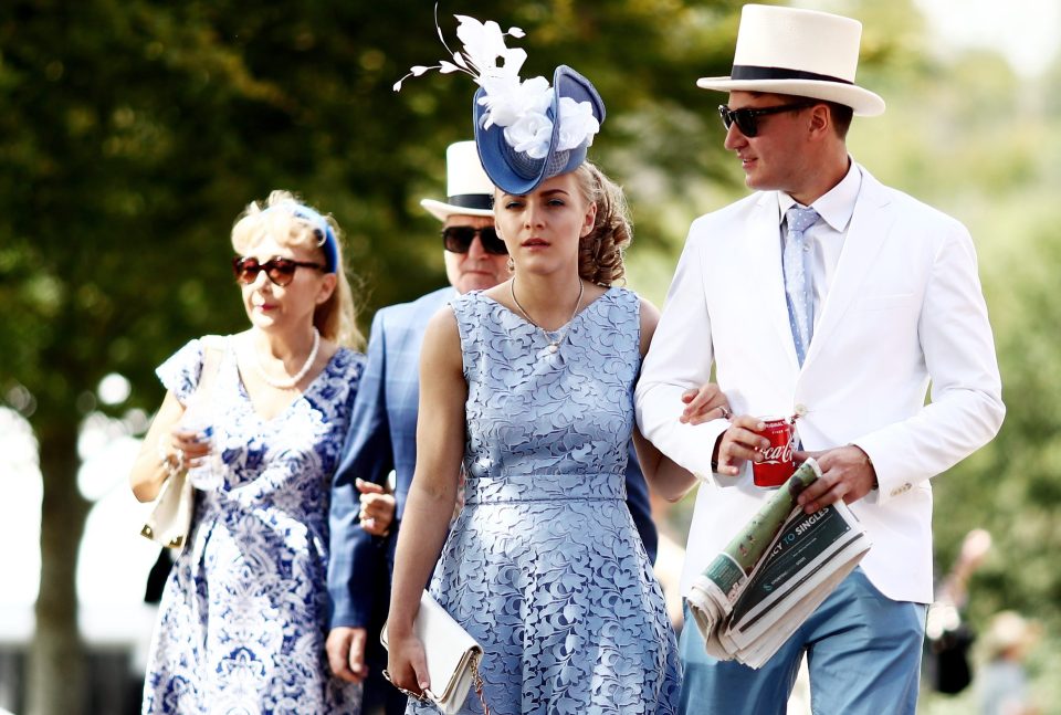  Oversized fascinators are everywhere at this year's Glorious Goodwood