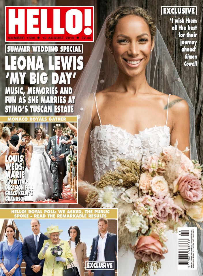  Leona Lewis married long-term partner Dennis Jauch in Tuscany