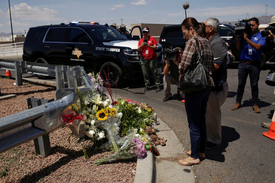  Members of the public have started a makeshift memorial outside the Walmart