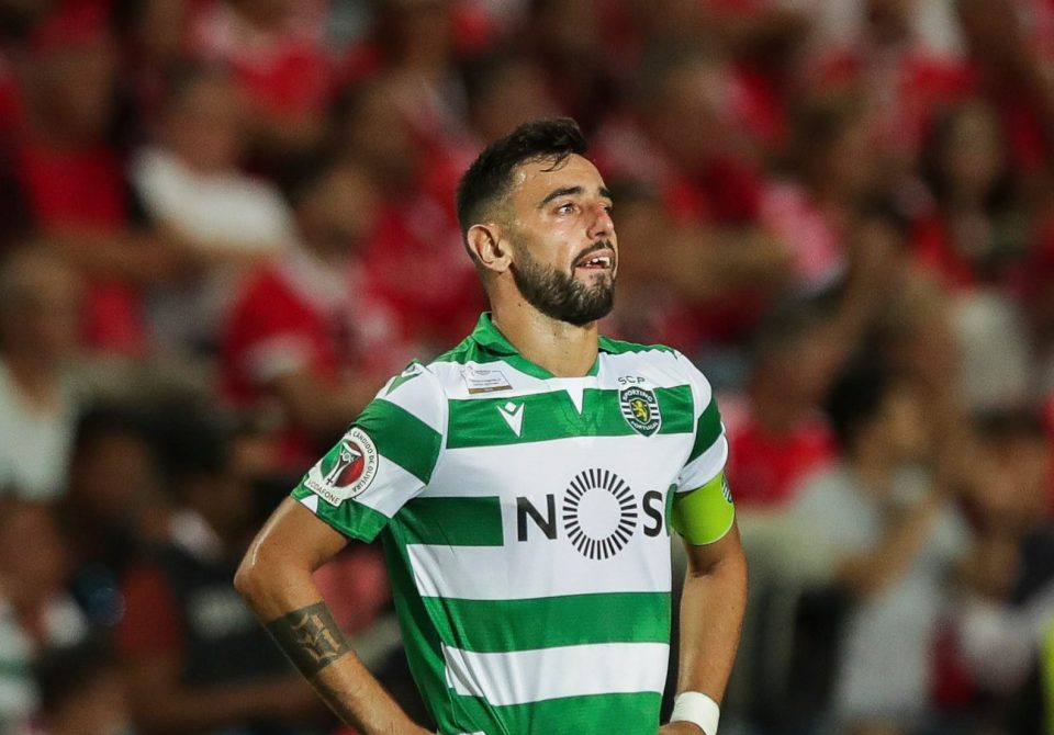  Bruno Fernandes was upset after Sporting Lisbon's defeat to rivals Benfica