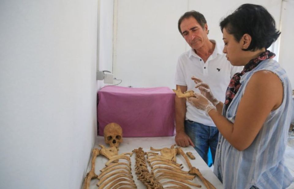  Archaeologists say most of the human remains suggest Euromus residents were generally healthy