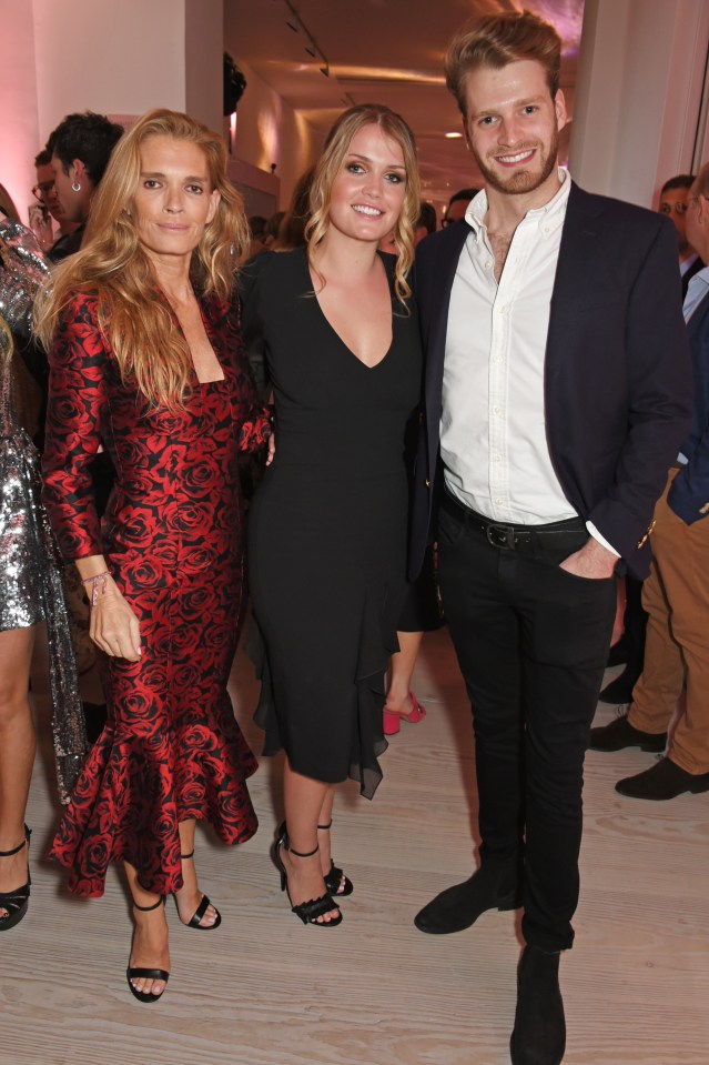  Lady Kitty, seen here with Louis and their mother Victoria Aitken, is the eldest but her father has chosen to follow male primogeniture