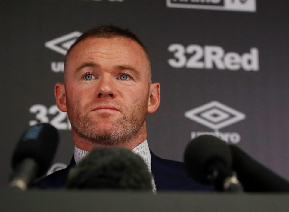 Wayne Rooney will wear the No32 shirt at Derby when he joins in January