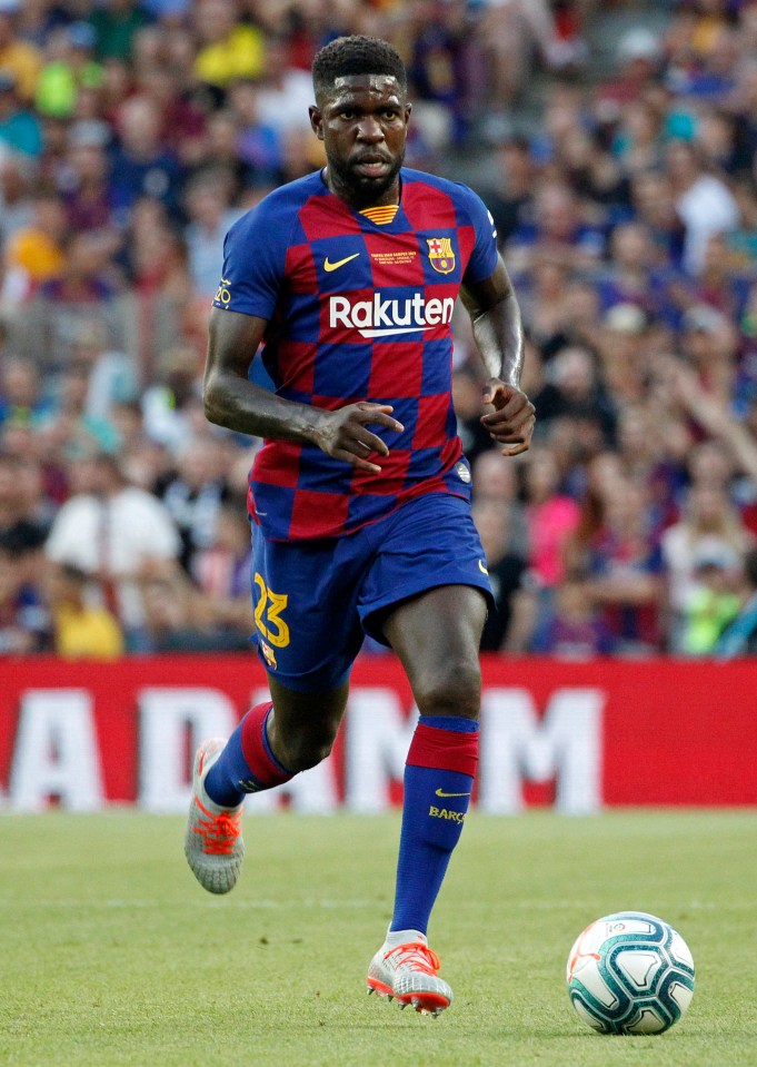  Samuel Umtiti is a loan target for Arsenal as they continue their search for a new centre-back