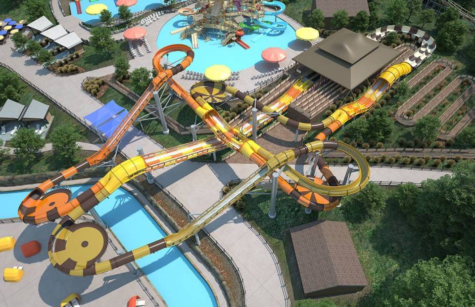 The first launched water coaster will launch next year