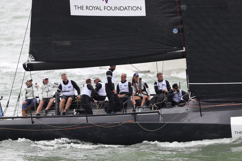 The King's Cup regatta was brought forward to today after fears for tomorrow's weather