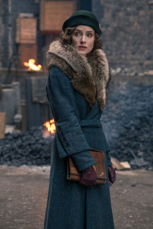  Peaky Blinders star Sophie Rundle, 31, takes part in the on-screen violence