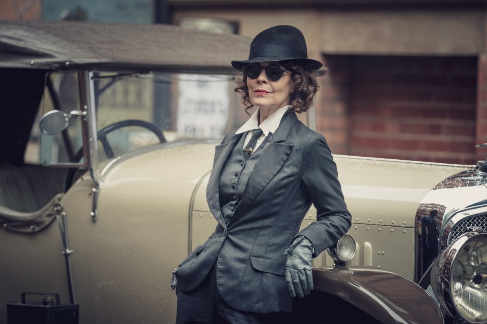  Helen McCrory, 50, plays Polly, the matriarch of the Shelby gangster family