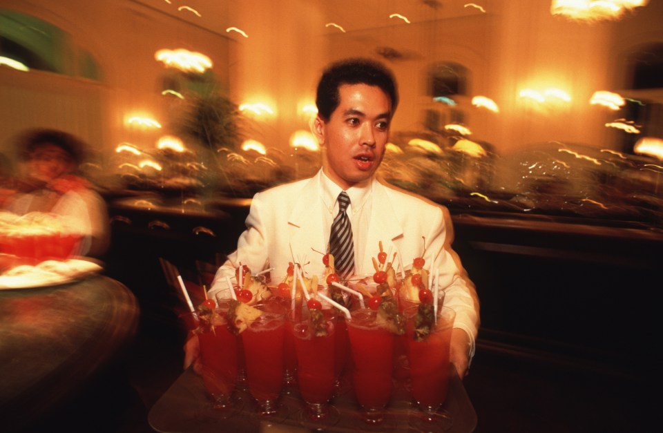  The sling is a sweet, gin-based cocktail meant to look like fruit punch so female guests could drink at the bar at a time when it wasn’t the done thing for women