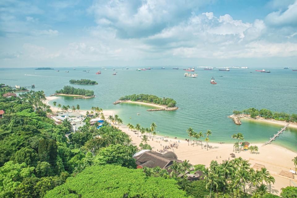  Sentosa has some of Singapore’s best beaches