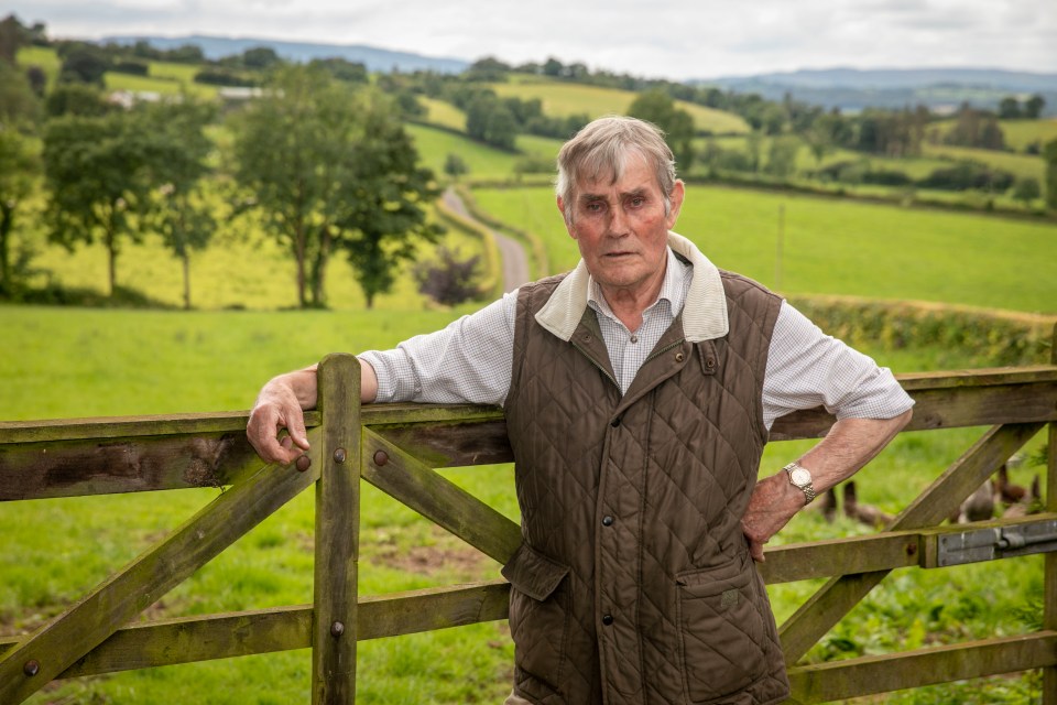  Former UUP councillor Bertie Kerr, 81,  at his farm in Ballinmallard, says the backstop is ‘treason’