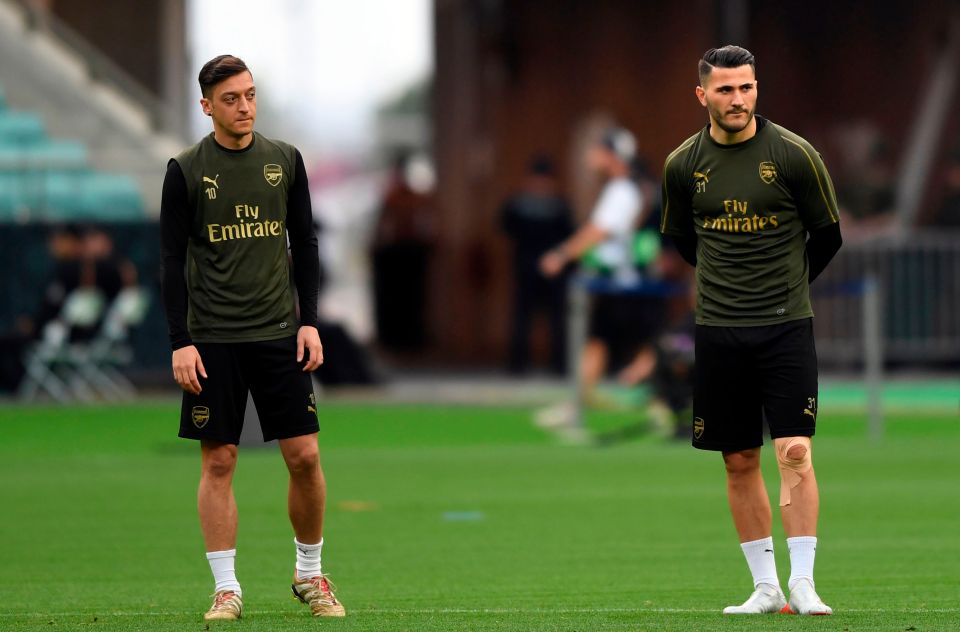  Gunners pair Ozil and Kolasinac are the best of friends