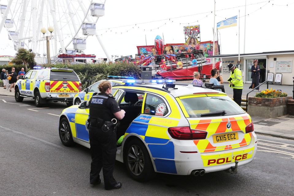  Cops rushed to the scene at midday after a suspected chemical spill