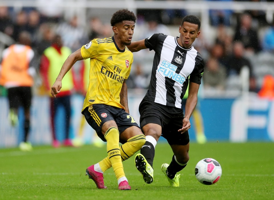  Local kid Reiss Nelson started the season for Arsenal against Newcastle