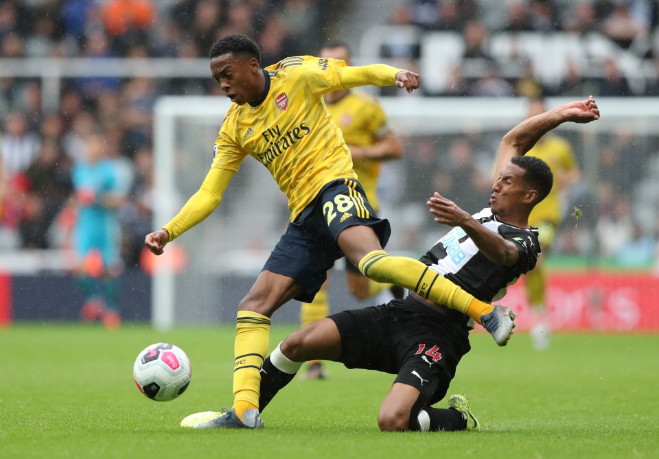  Joe Willock is another academy kid who started for Arsenal against Newcastle