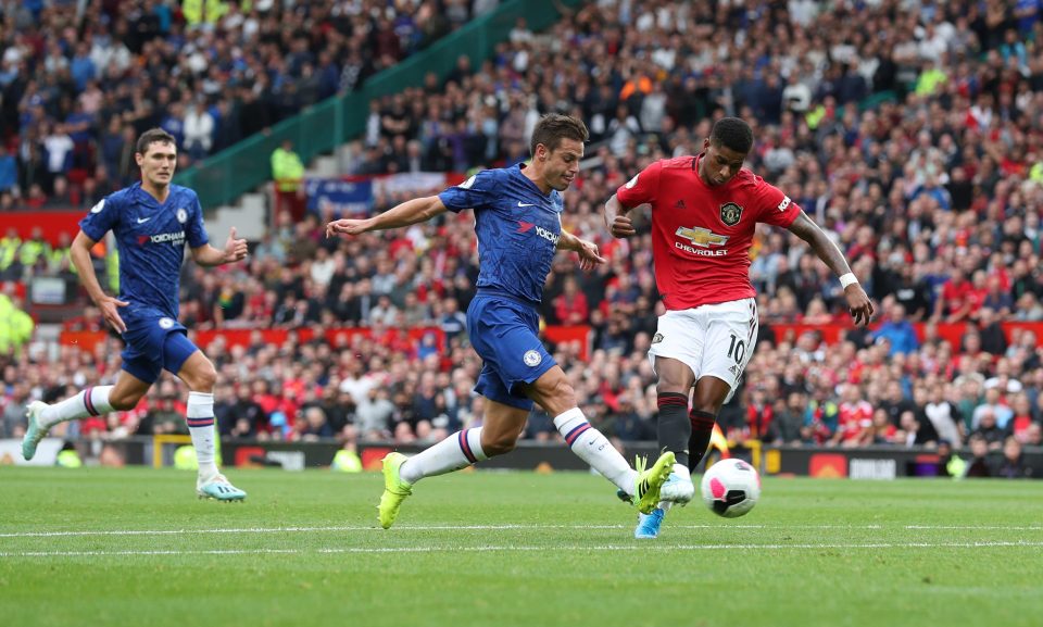 Marcus Rashford produces a finish almost as exquisite as the Paul Pogba pass that teed him up as Man Utd hit three in the last 25 minutes