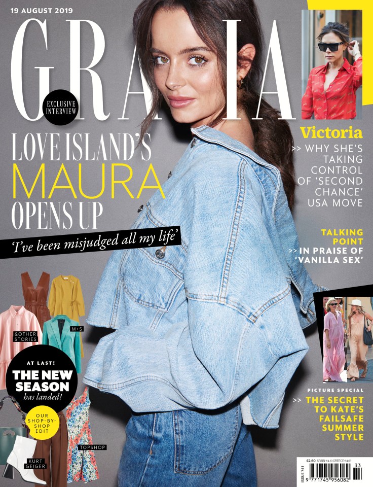 The star appears on the cover of this week’s Grazia