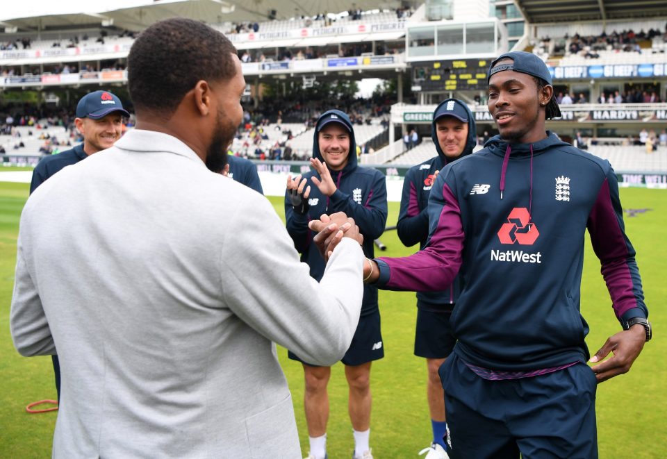  Jordan - who presented Archer with his first cap - met the lightning-quick bowler in Barbados and was warned of his pace