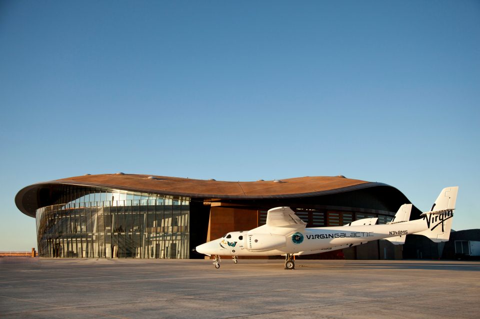  Virgin Galactic's newly unveiled spaceport in New Mexico