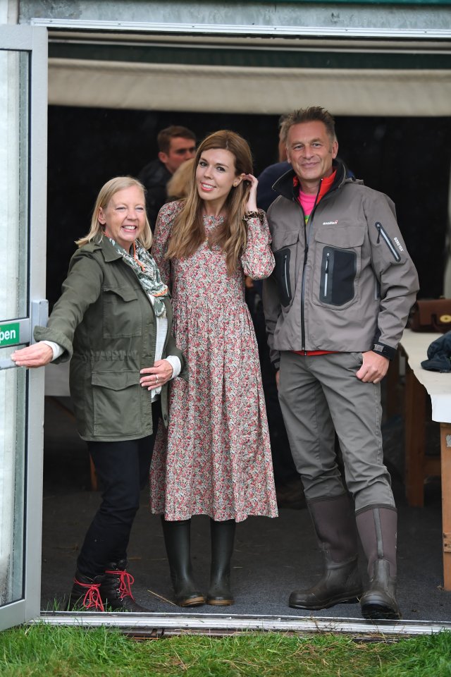  The PM's partner with Chris Packham and Deborah Meaden at a birdwatching conference