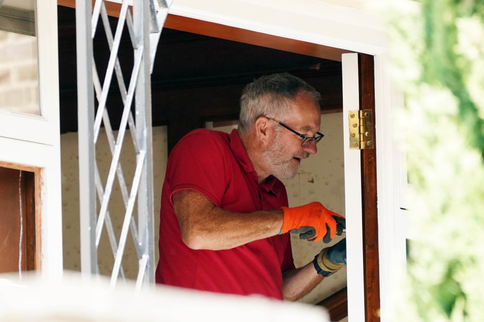 Labourers were called into the home to fix the damage