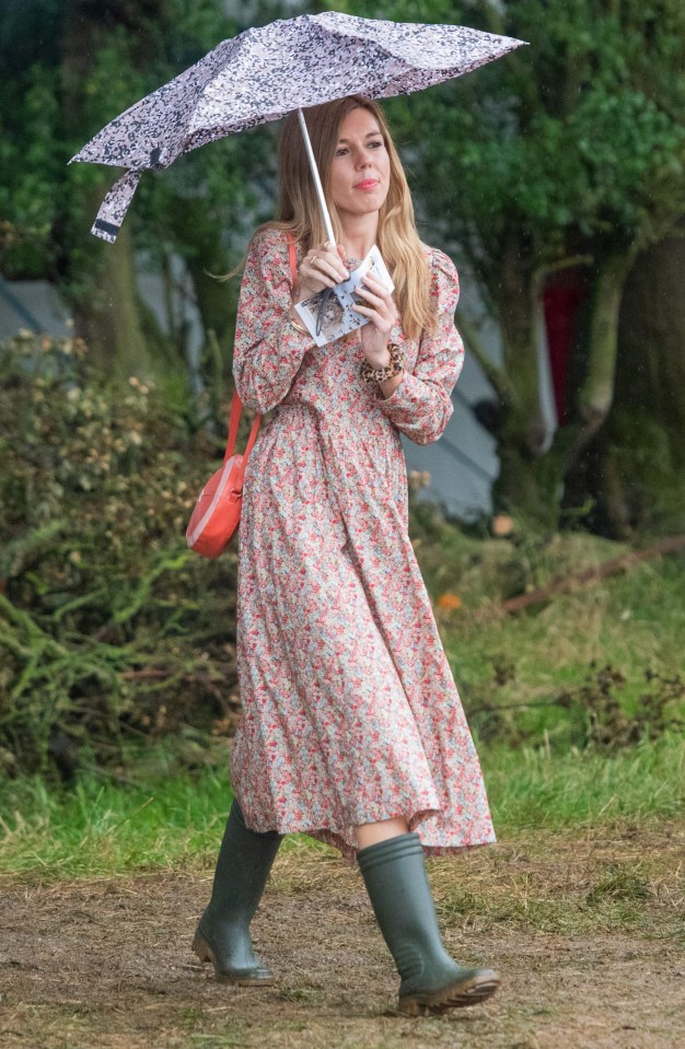 Carrie Symonds, the girlfriend of Boris Johnson, stepped out in a £225 floral midi-dress to make her first solo speech as the UK’s ‘first lady’ yesterday