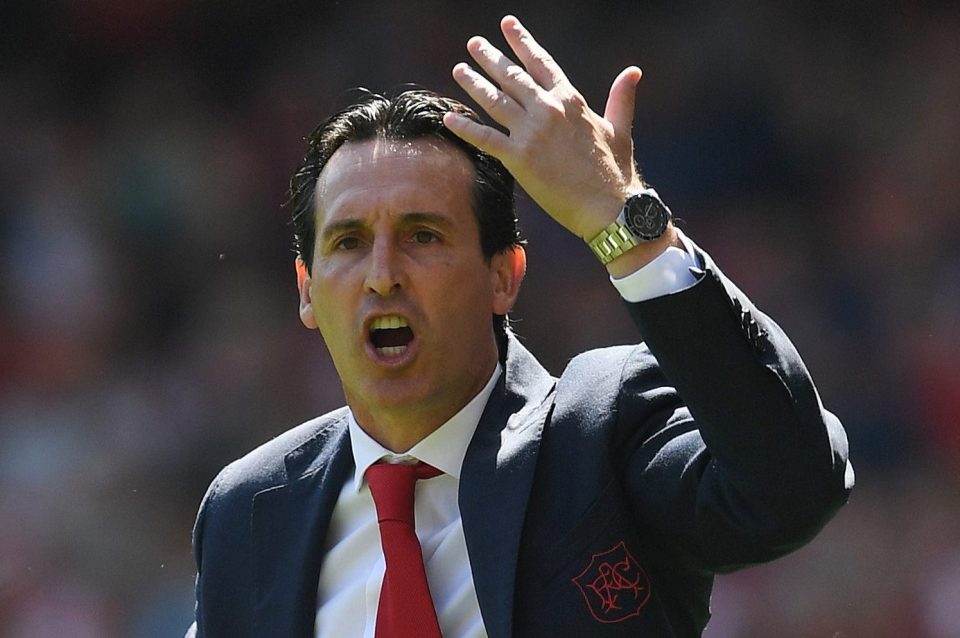  Arsenal manager Unai Emery will head to Anfield on Saturday