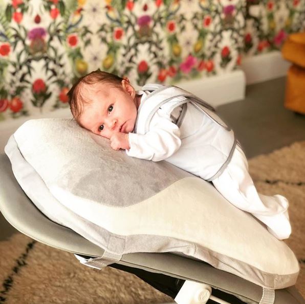  Lacey welcomed her daughter last month