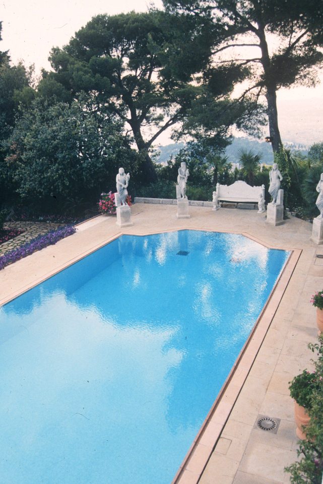  The villa has a pool and views worthy of any luxury hotels