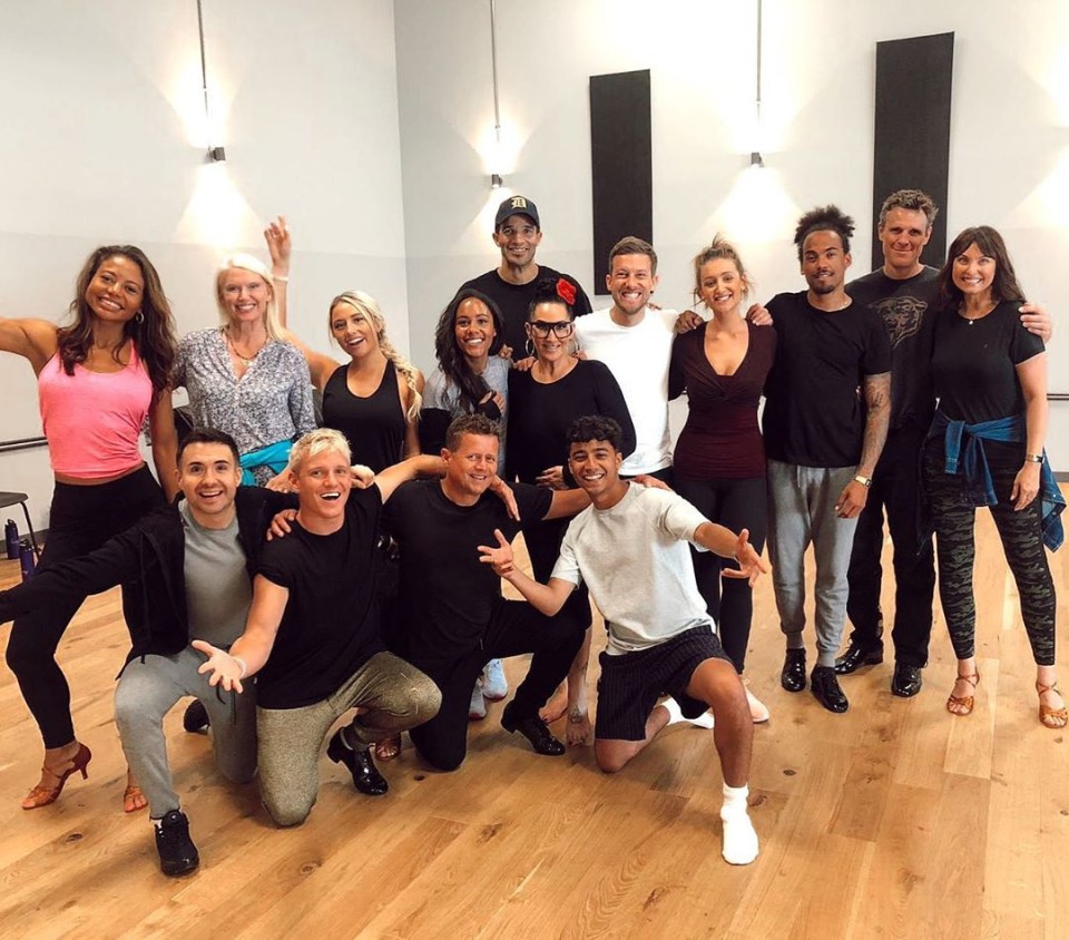  The stars of Strictly 2019 have started rehearsals in London