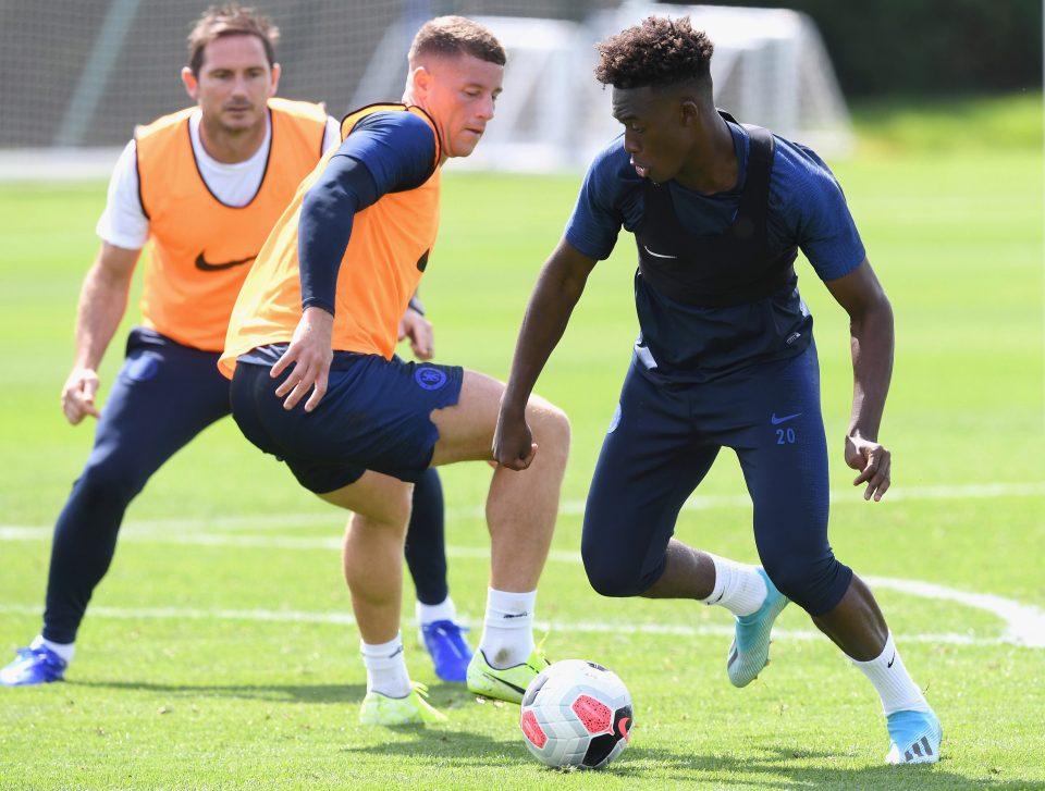 Callum Hudson-Odoi has returned to full training after recovering from an Achilles injury