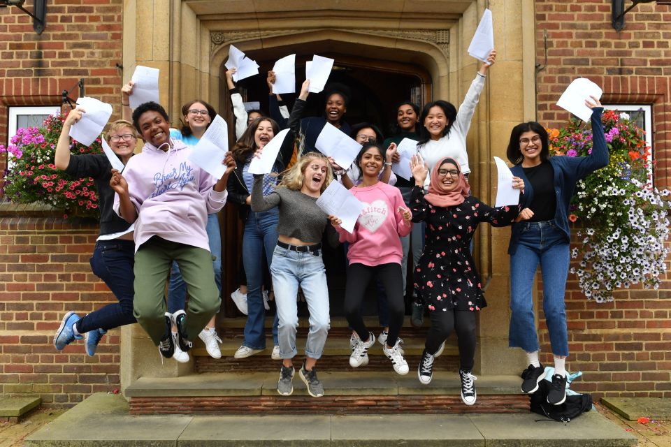  The number of top GCSE grades have soared for second year in a row