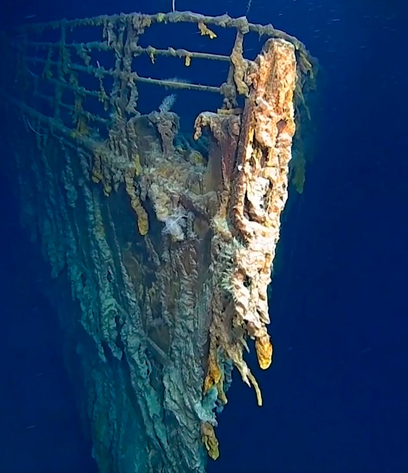  By comparison, the 107-year-old wreck of the Titanic is quickly rotting away into nothingness at the bottom of the Atlantic Ocean