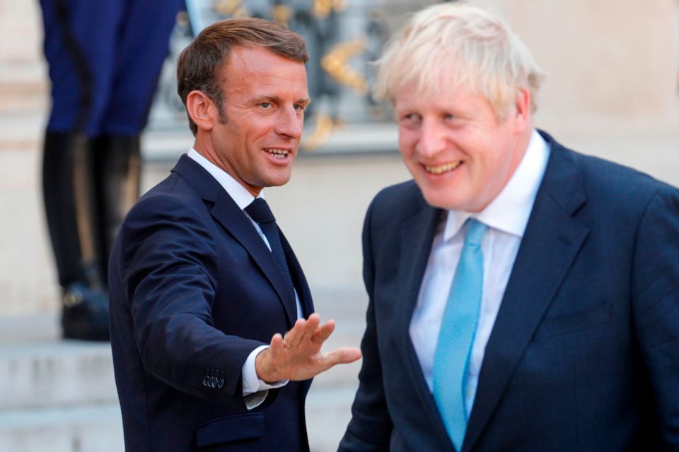 PM Boris Johnson rapped EU leaders opposed to Brexit — such as French President Emmanuel Macron