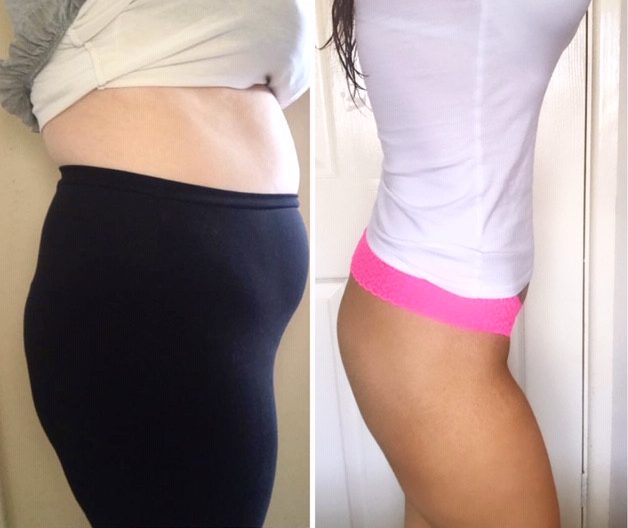 Clare used SlimFast to reach her goal size