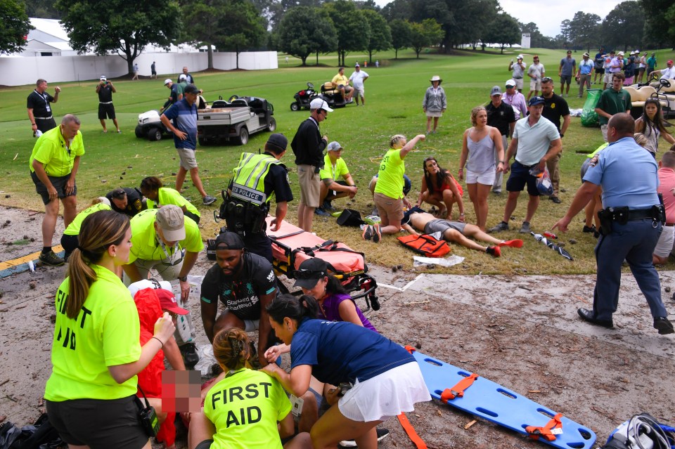  The tournament was held in Atlanta, Georgia, as paramedics treated injured supporters