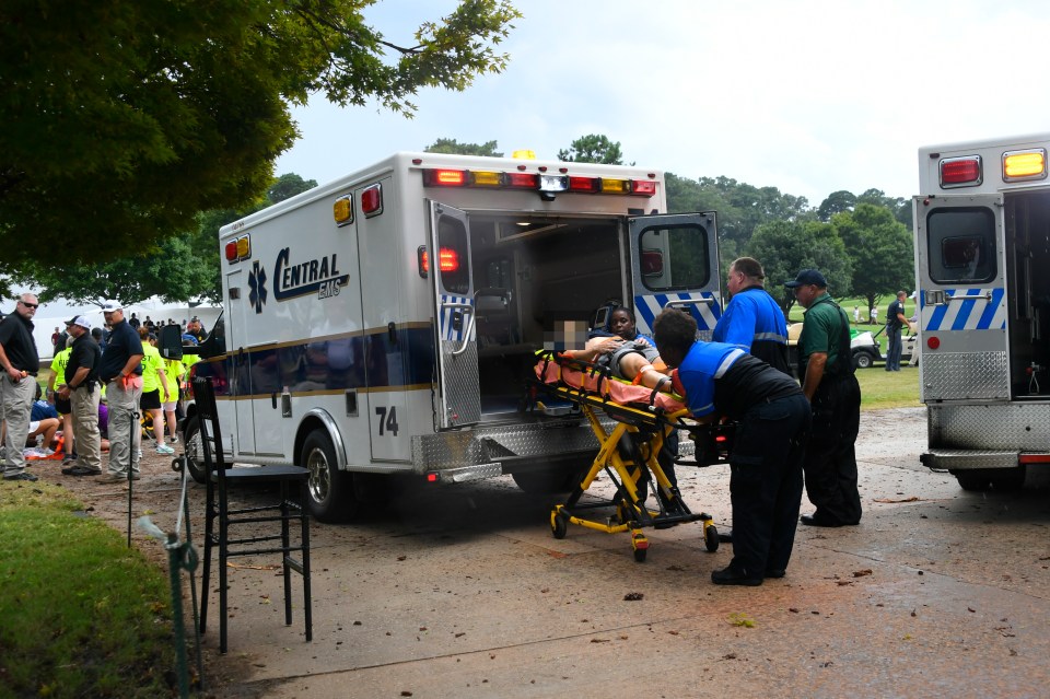  Golf fans were struck by lightning at a PGA Tour Championship in Atlanta, Georgia