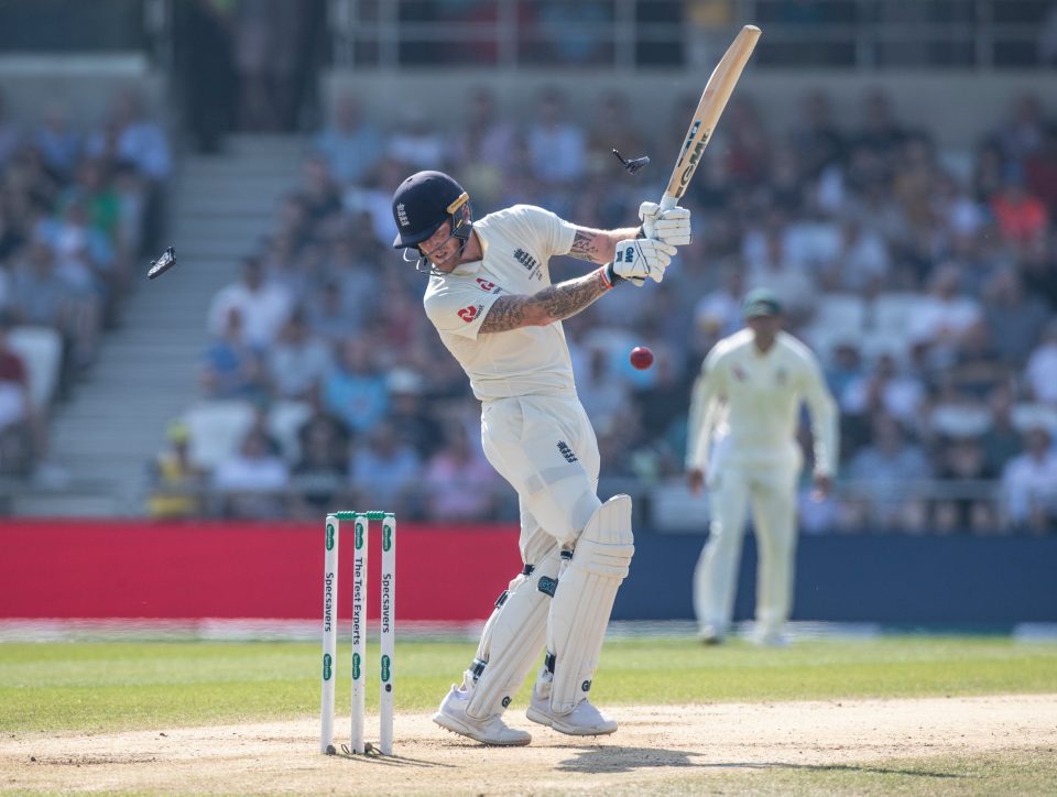  Ben Stokes hit a century during his heroic innings