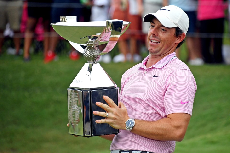  Rory McIlroy won the biggest prize in golf - and scooped a £12.3million jackpot in the process