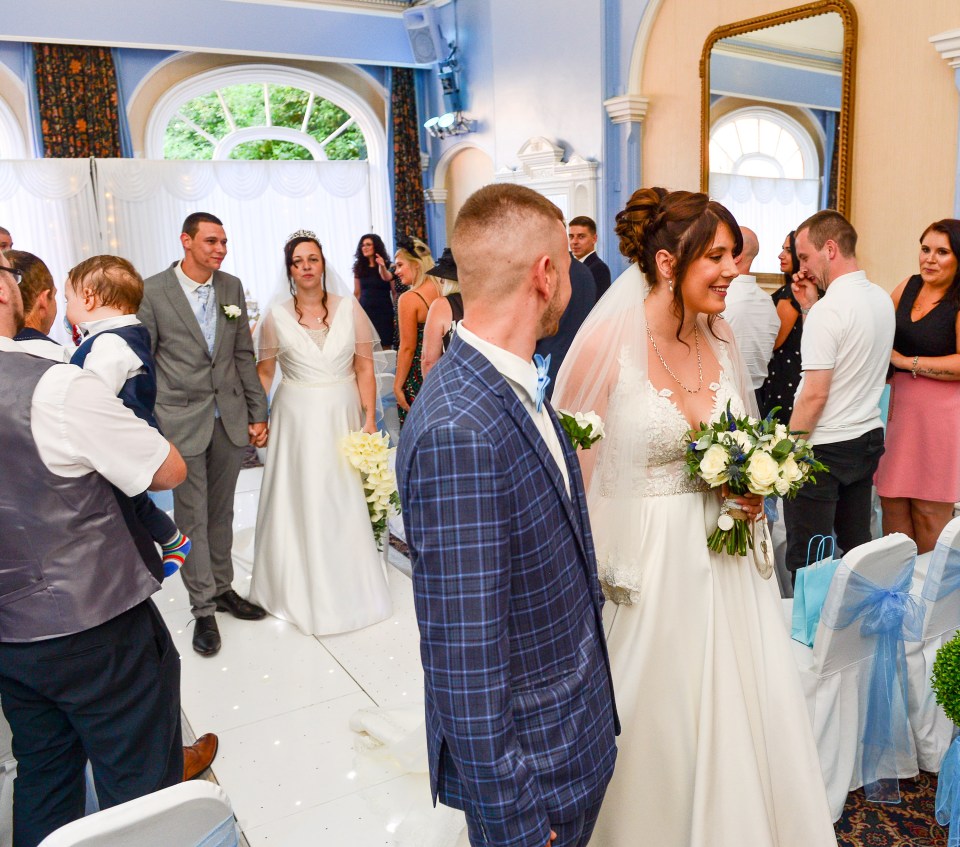 Andrea Walker and younger brother Christopher Brennan, and their respective partners, shared back-to-back ceremonies and a dream reception