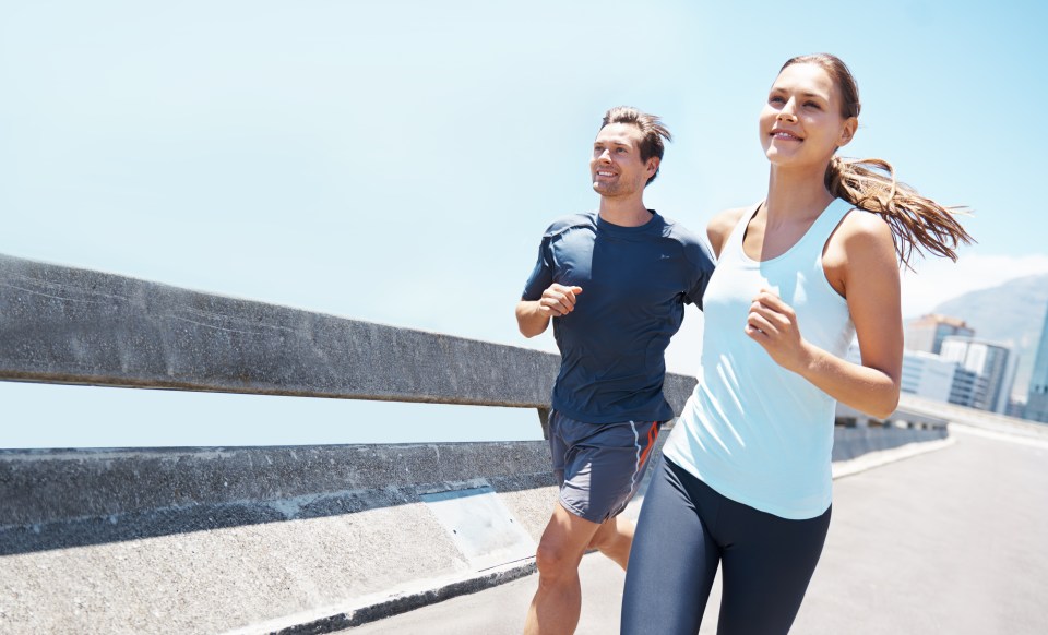  There are some simple ways to make sure you're not too hot or in danger of overheating while exercising outside v