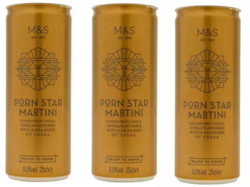  M&S have changed the name of their Porn Star Martini after receiving complaints about links with 'sexual activity'