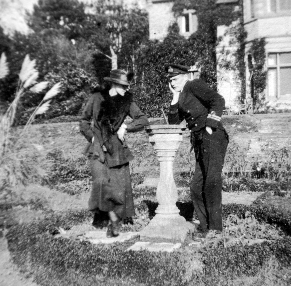  Commander Maurice William Bailward with his sister